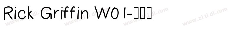 Rick Griffin W01字体转换